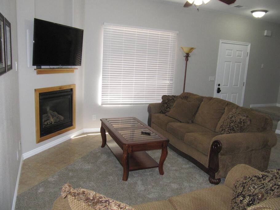 The super comfy living room will invite everyone to gather to relive their day's discoveries