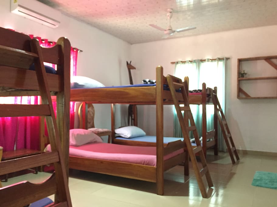 Air Conditioned Room with bunk beds
