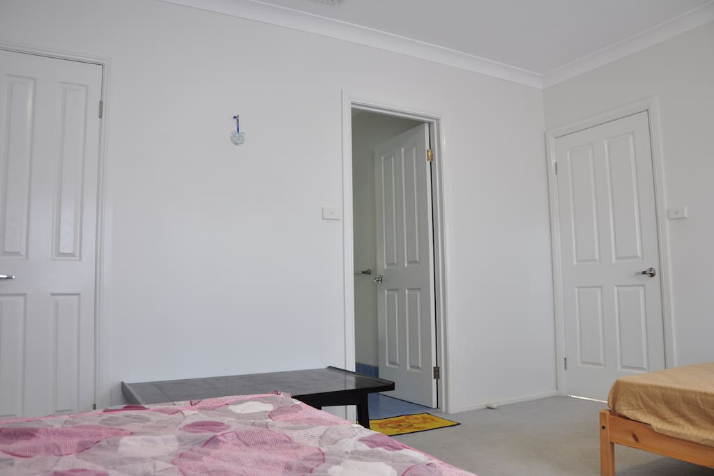 Closet, and Internal access to a bathroom, so super convenient at nights