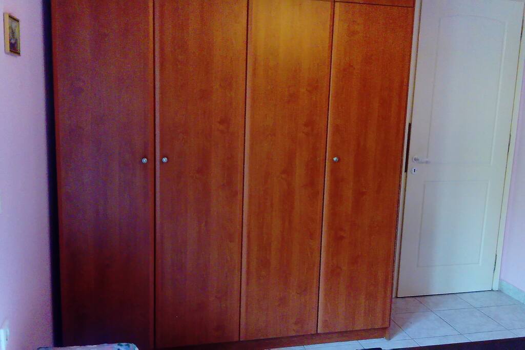 With a wardrobe for you to use