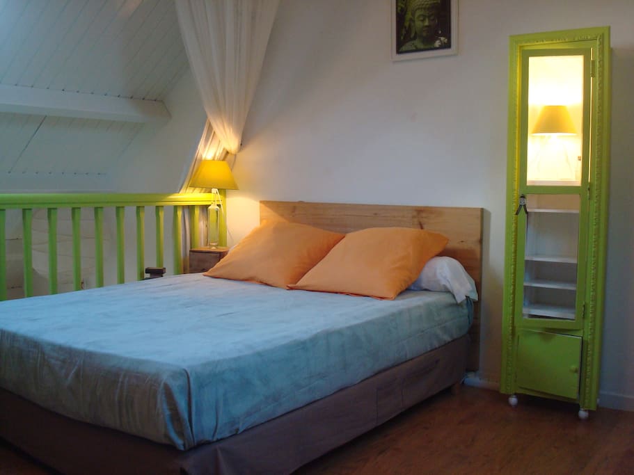 le lit douillet en mezzanine