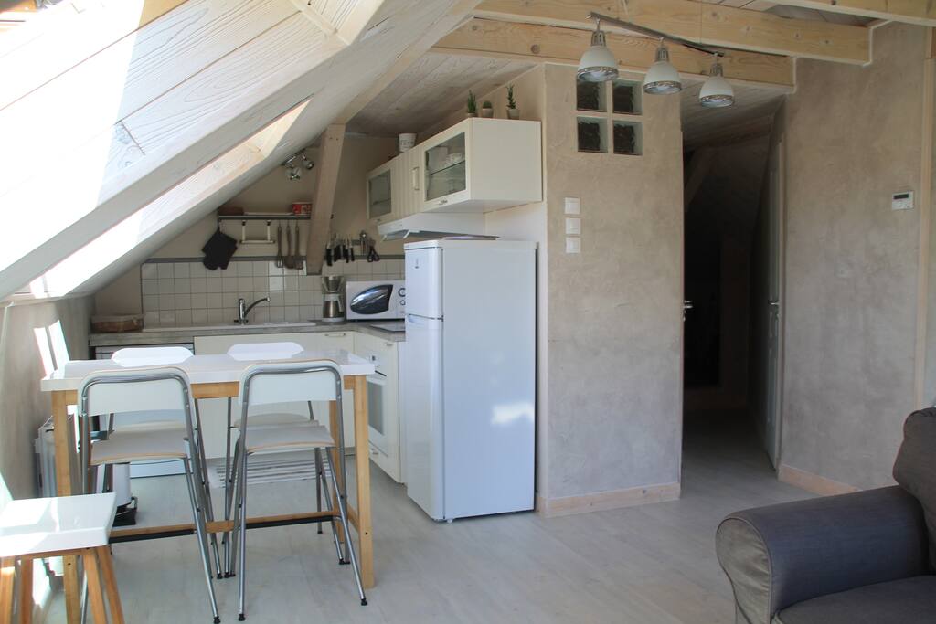 Table à manger avec vue panoramique