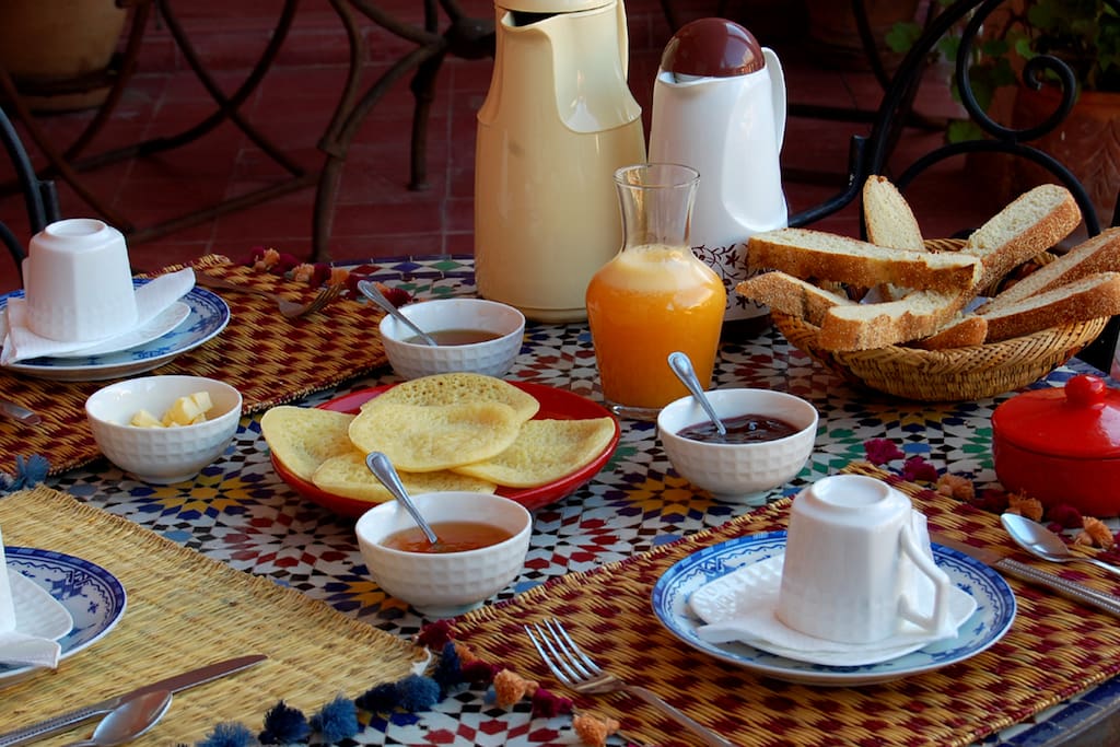 breakfast on the terrace