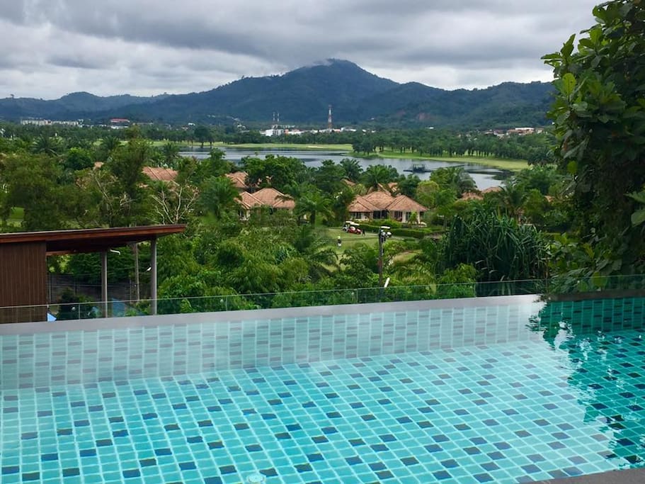 Private Pool overlooking to Lake and Golf course at Kathu, Phuket