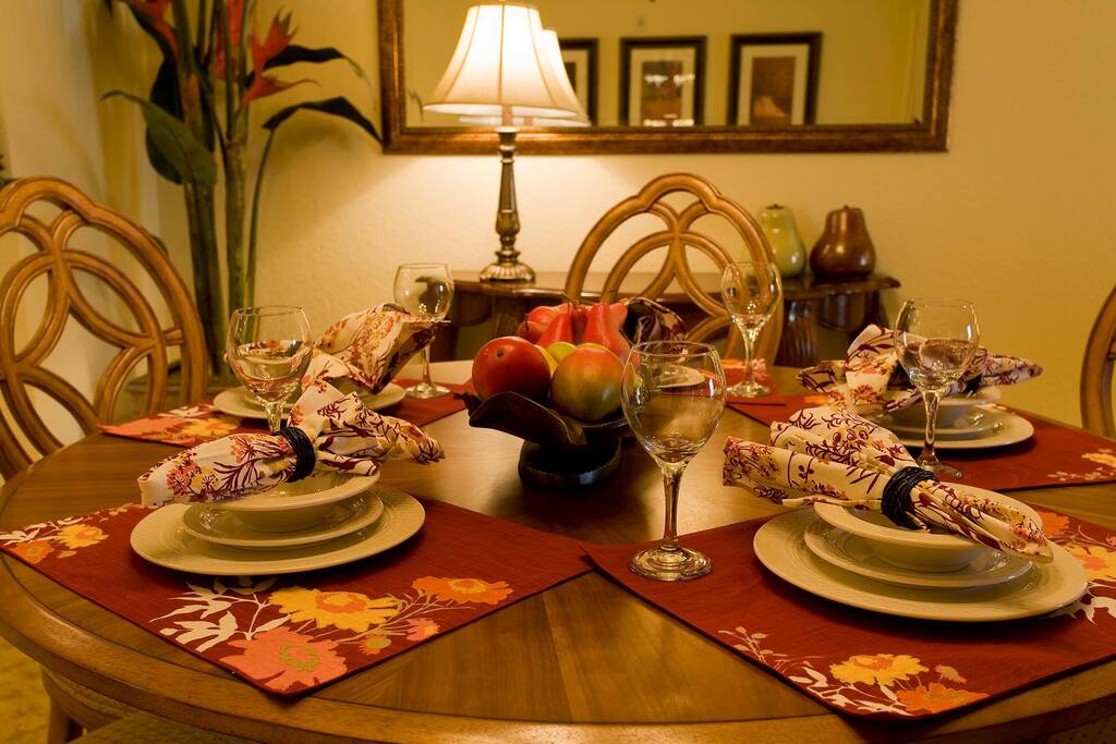 This warm and inviting condo features beautiful decor with a touch of elegance