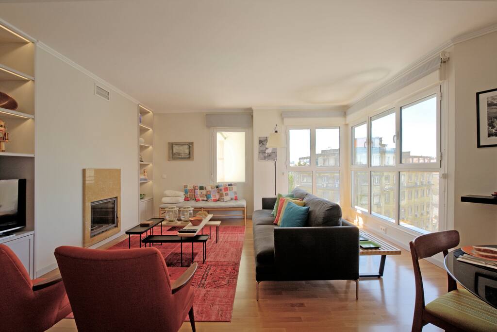 Amazing Living Room with Big Windows