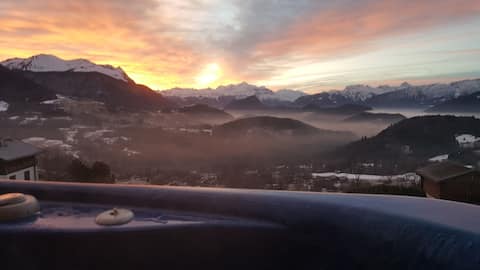 Atypical chalet near ski resorts