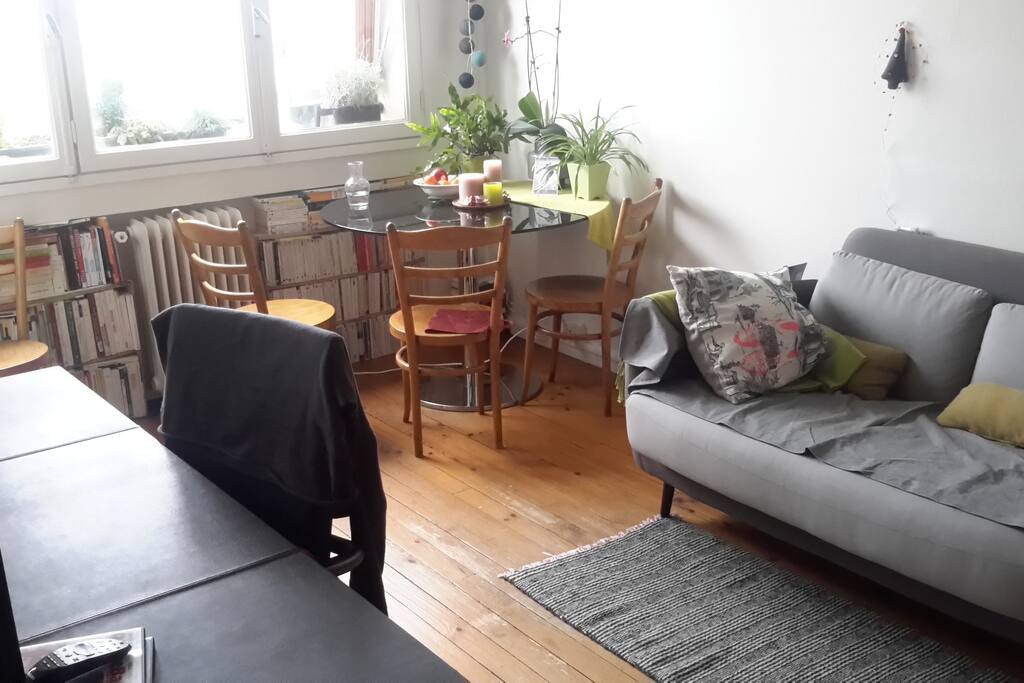 A bright room