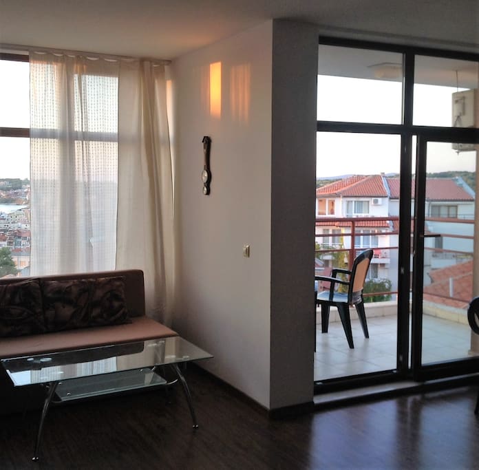 Living & balcony