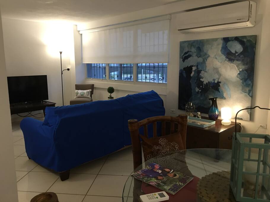 Living from dining area