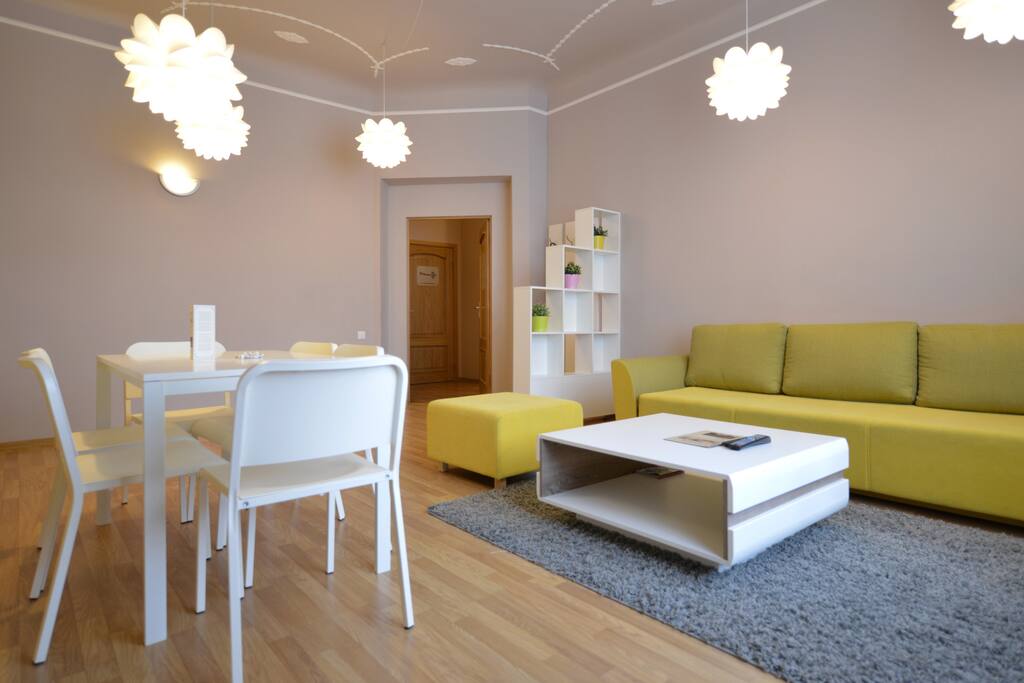 There are a dining table for your convenience