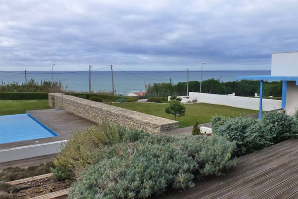 Garden and sea view