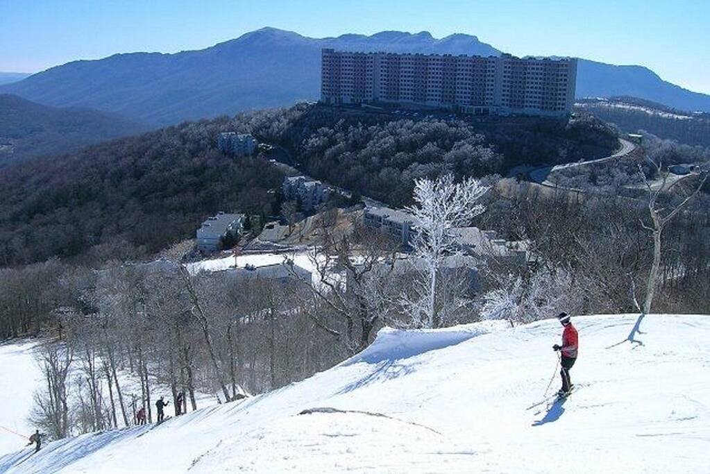 Sugar Top Condo with Ski Slope View! Heated Pool! Condominiums for