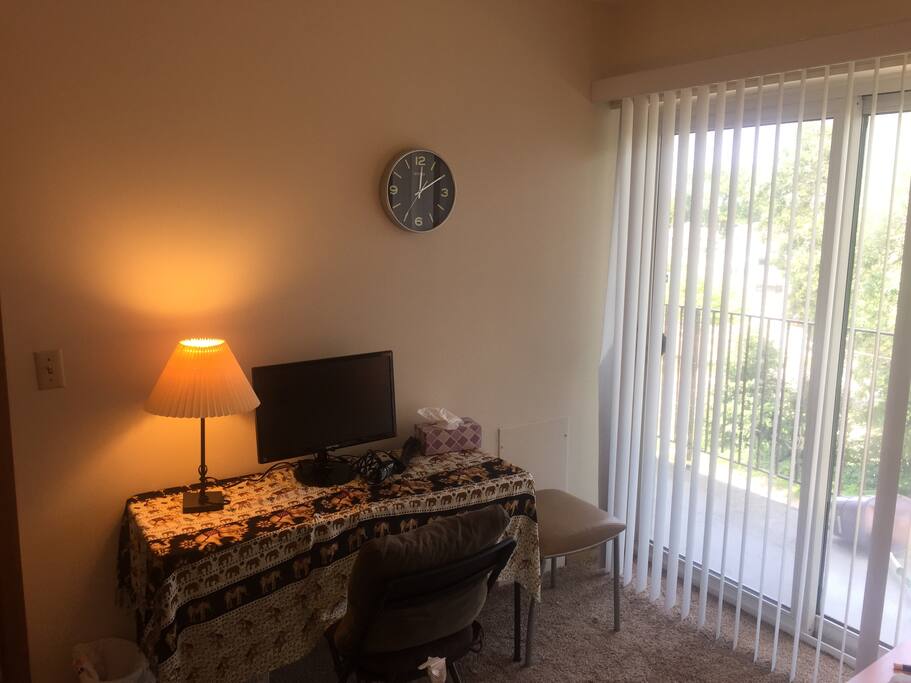 desk with working space