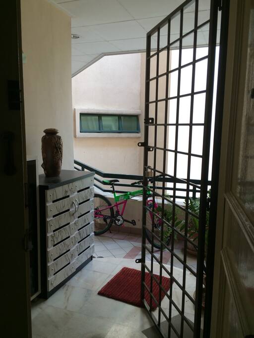 Entrance from inside