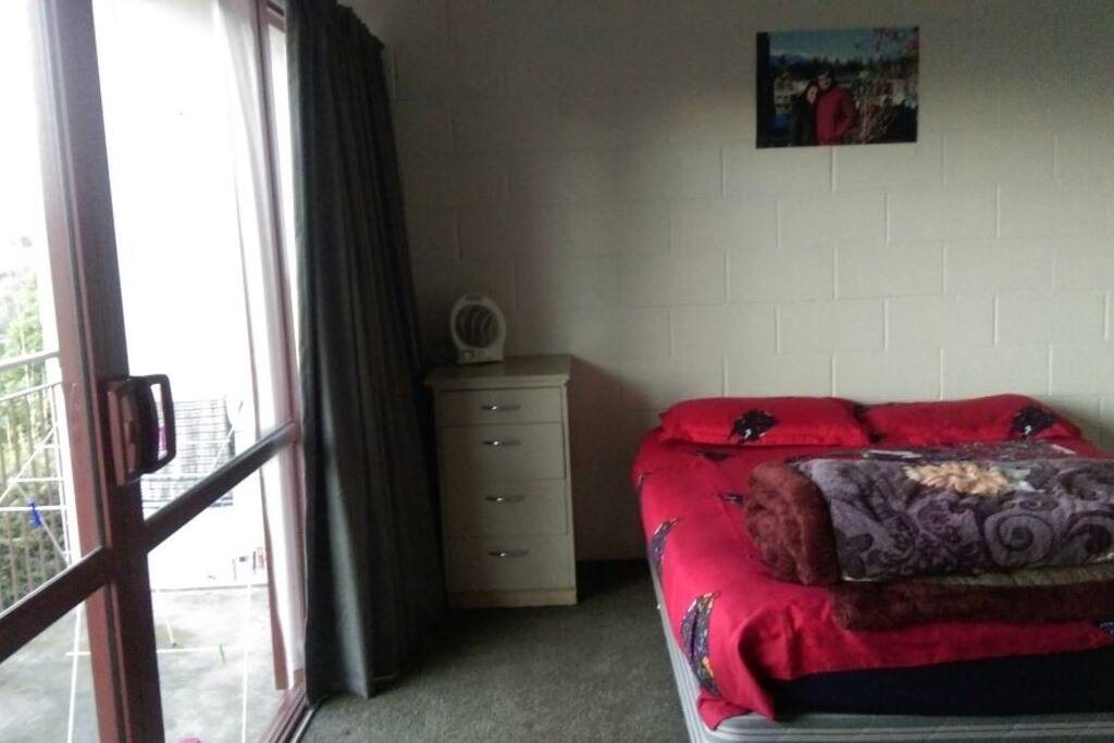 Bedroom+ large Balcony
