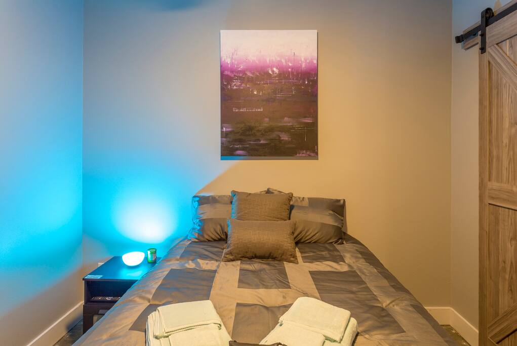 Queen Mattress and painting done by me :)