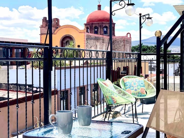 A2*Roof Top*The best view downtown*Super Location Lofts for Rent in Santiago de Querétaro, Qro