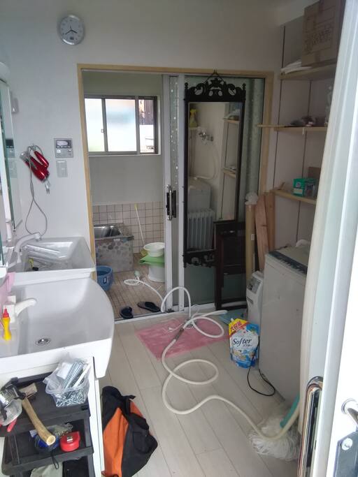 風呂、洗面、洗濯場