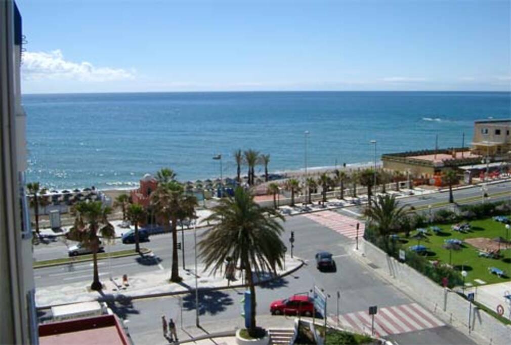 Sea views from apartment