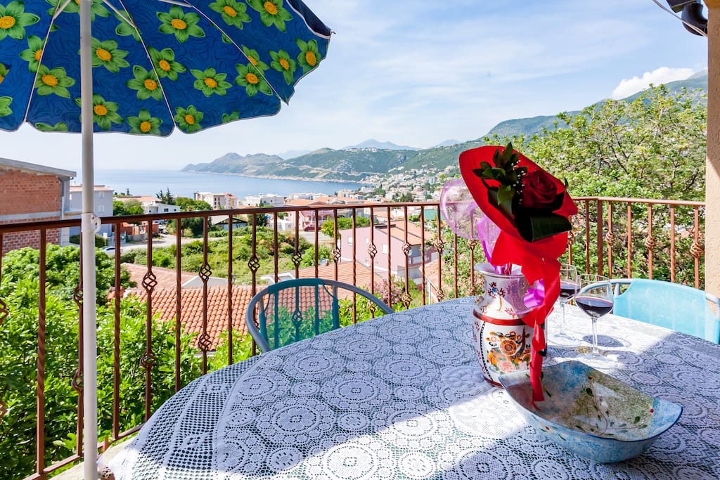 Sea Views from the terrace.
