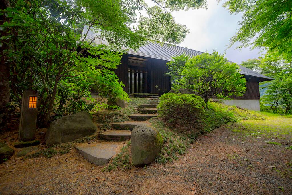 The view of the house