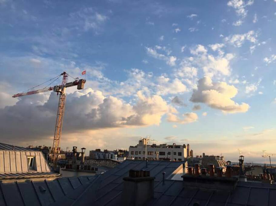Coucher de soleil sur Paris