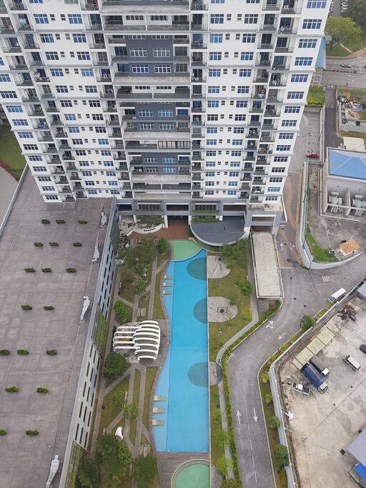 Indoor facilities such as gym room with treadmills, yoga mats and balls, cycling bicycles etc. Swimming pool cum kids pool and also playground just next to the pool.