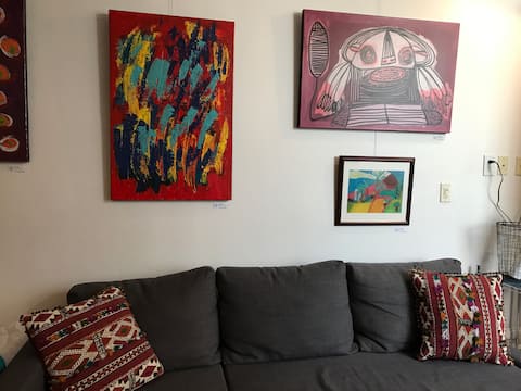 Top performing Airbnb: Art at 185 German Village in German Village
