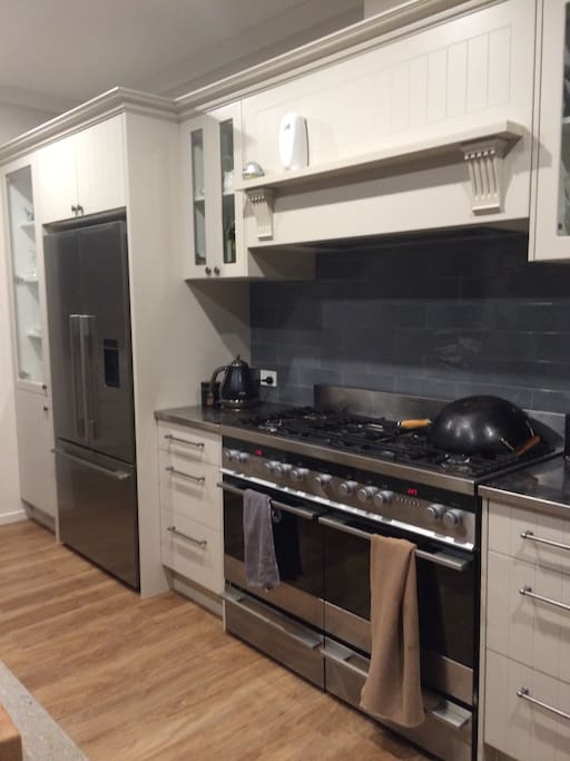 Huge stove as well as outdoor bbq so you can have use of stove or I can have meals included if you don't want to self cater