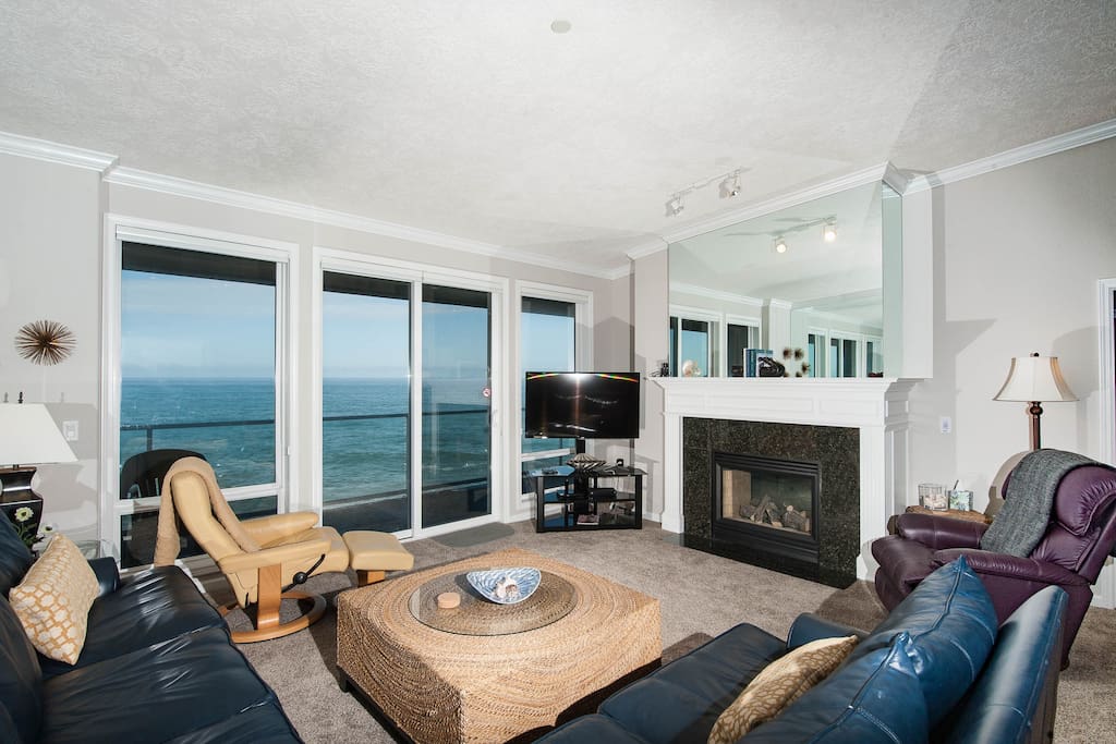 Oceanfront Living Room