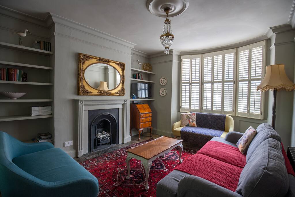 The lounge, which is open plan through to the dining room