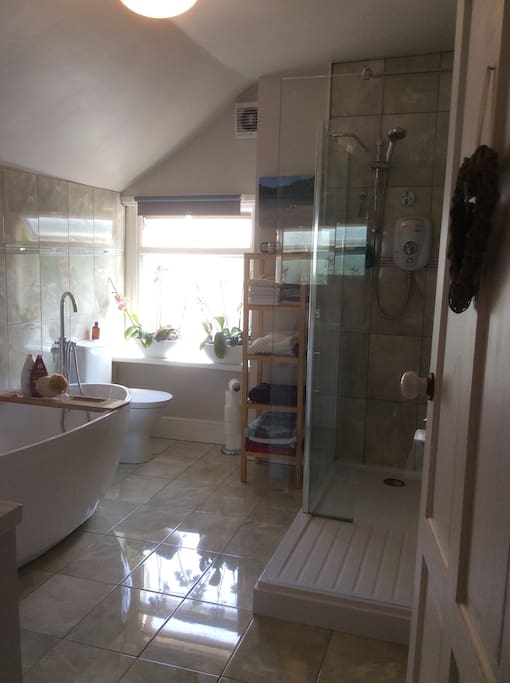 Modern, luxury bathroom