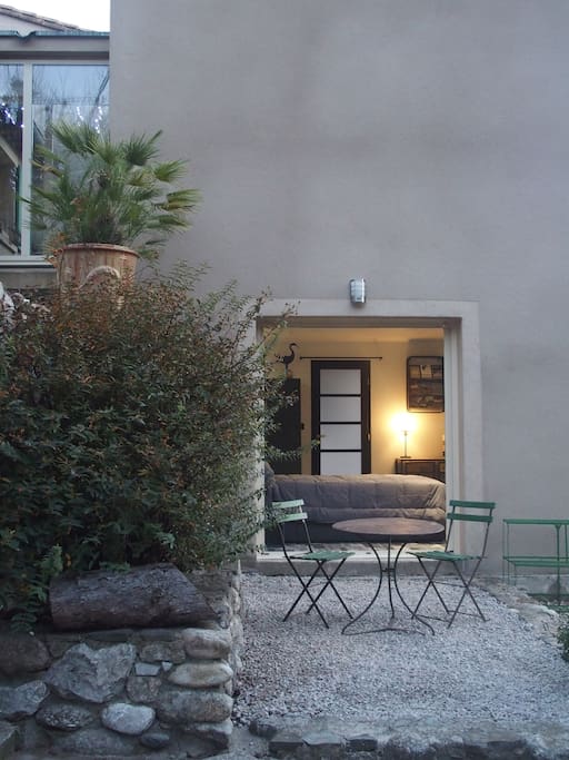 La petite terrasse privative
