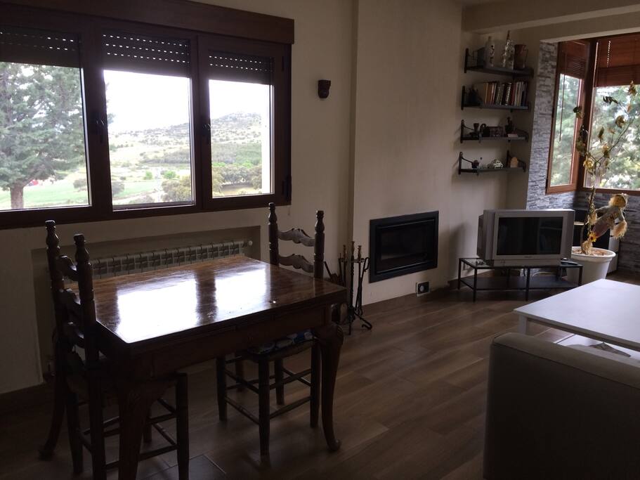 Salón con vistas