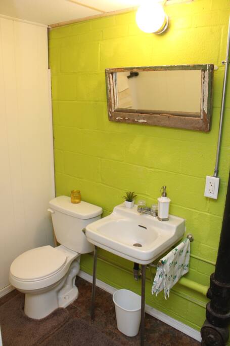 Private bathroom.