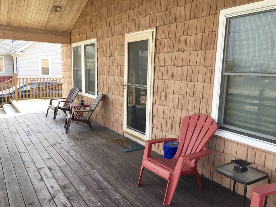Large front porch