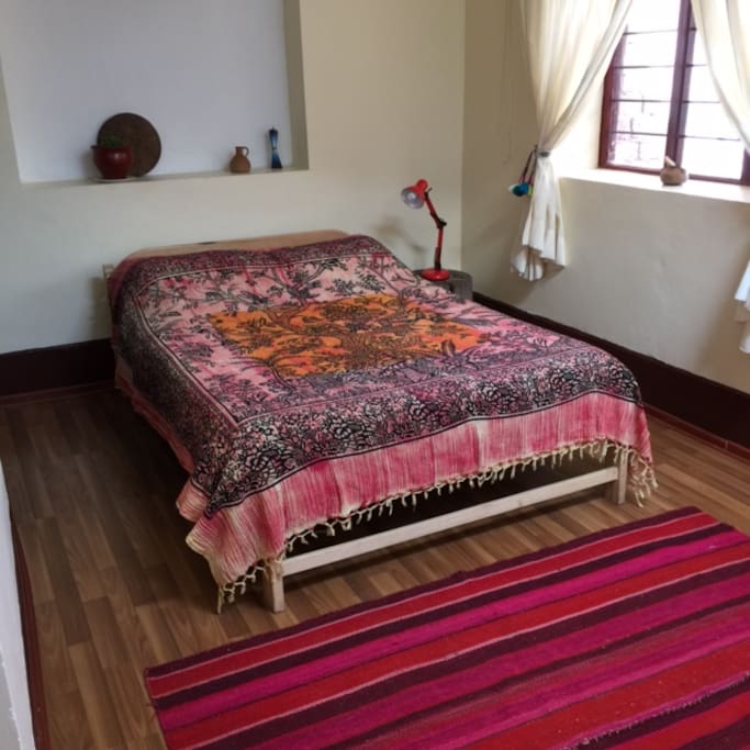 Master bedroom, double bed, closet