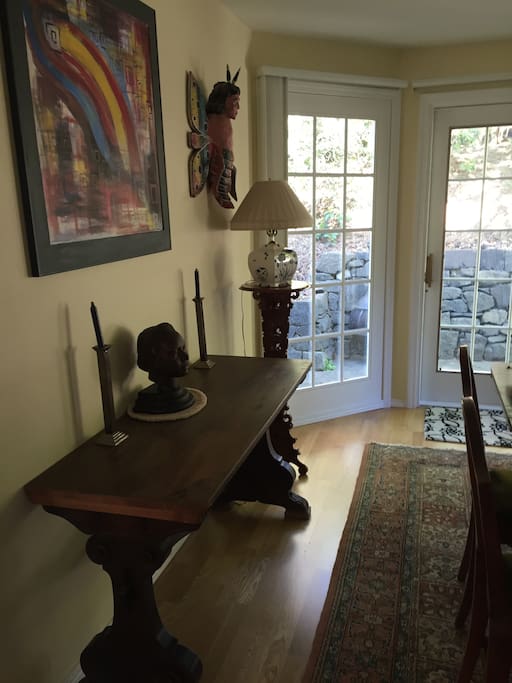 Formal dining - you may see deer outside