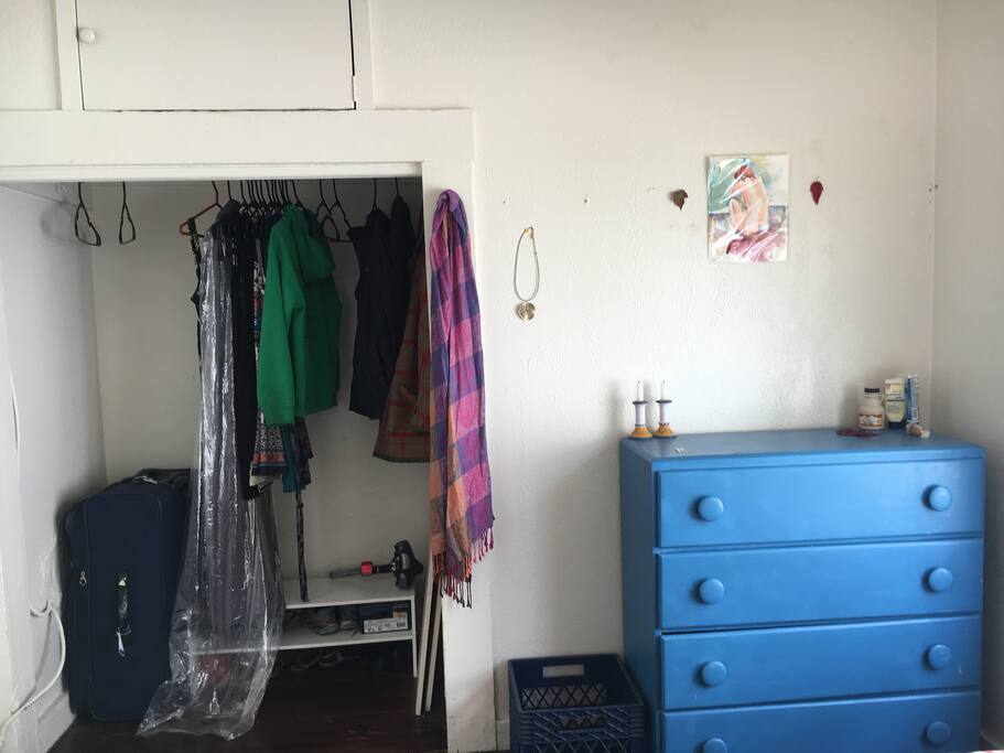 Closet, drawers