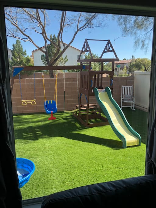 Newly added backyard fun for the little ones