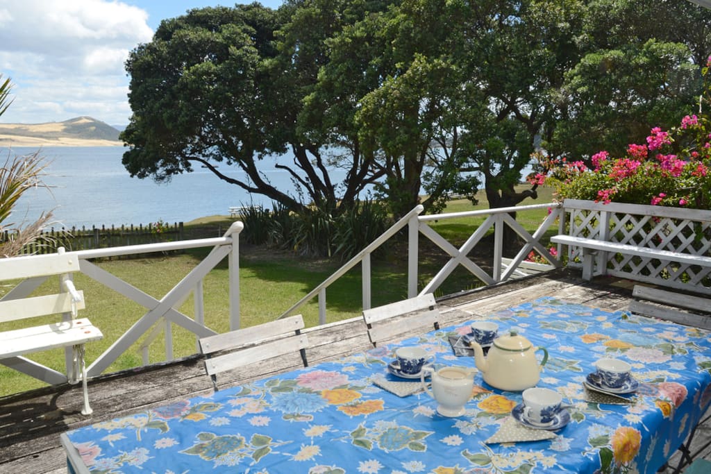 Beautiful, sunny entertaining deck