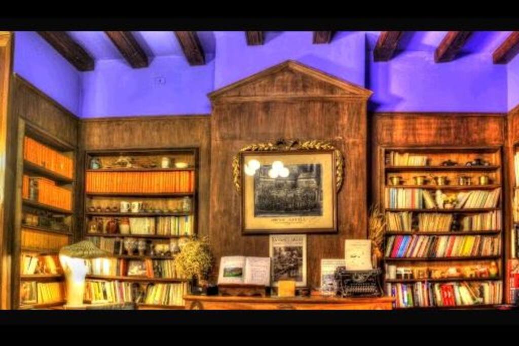 biblioteca per fer una copa , llegir o relaxar-se