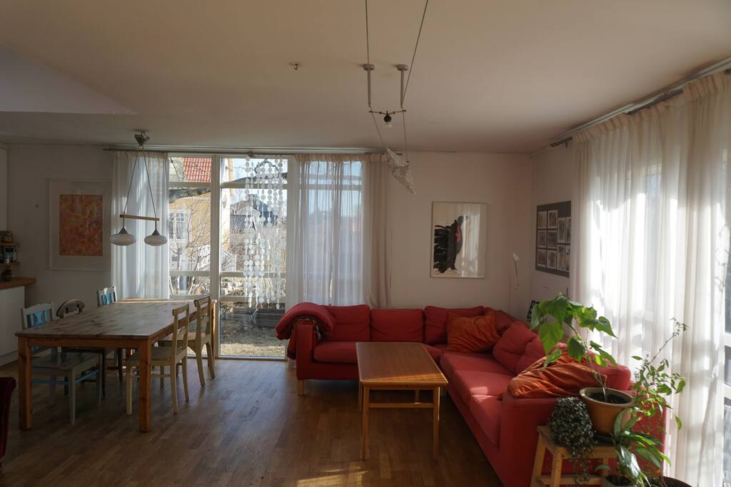 A large kitchen/diningroom