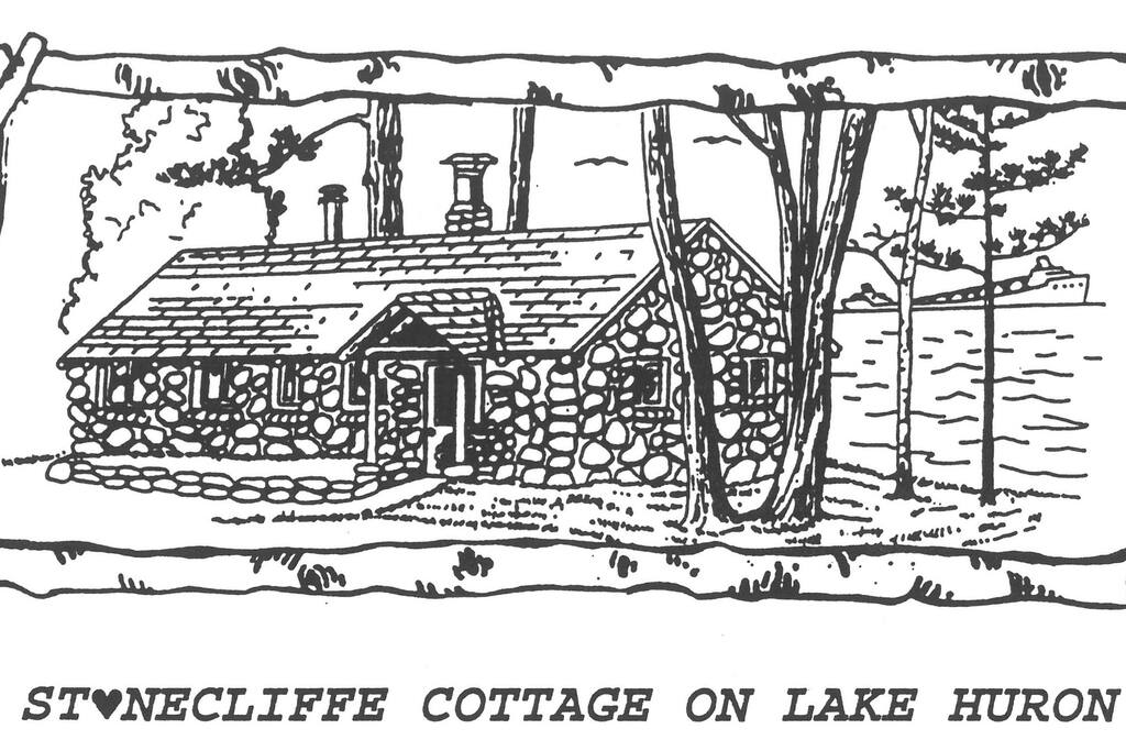 Stonecliffe Cottage on Lake Huron Cottages for Rent in Rogers City, Michigan, United States