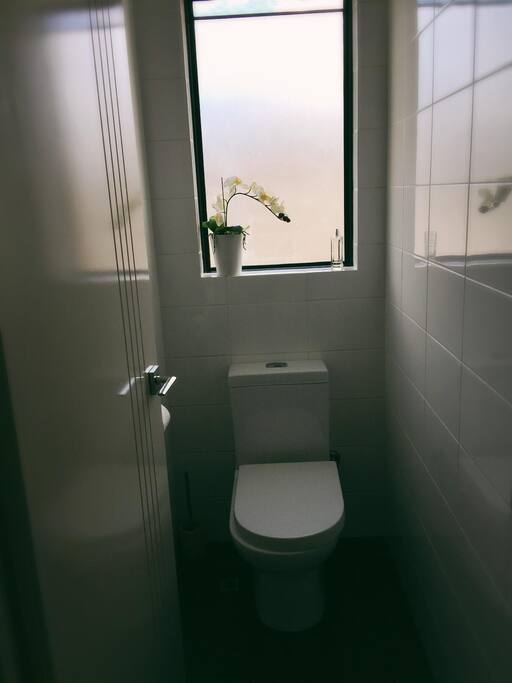 separate toilet guest
