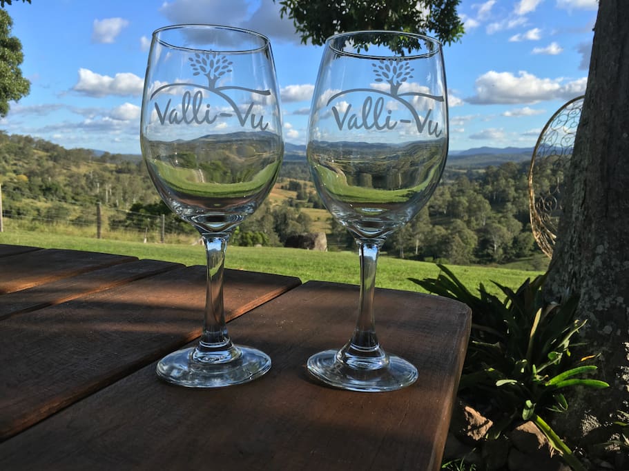 Bring some wine and enjoy our views...
