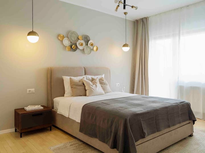 Dormitorio cómodo y elegante