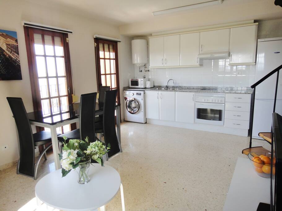 Open concept kitchen