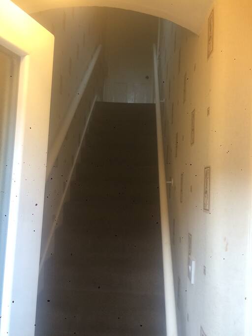 stairs to private rooms